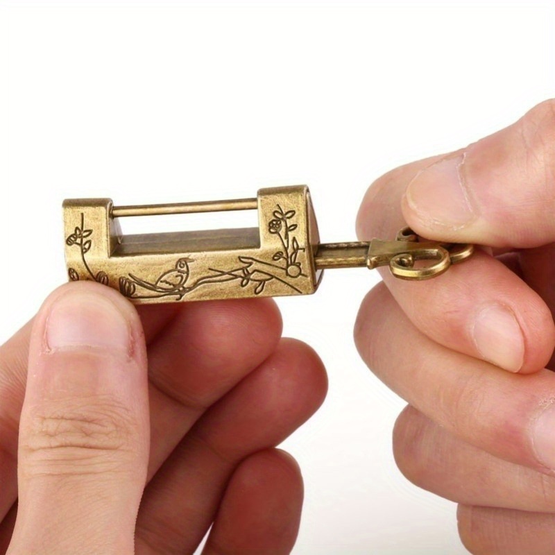 Letter Opener Brass - 2 مجموعة أقفال عتيقة صينية عتيقة