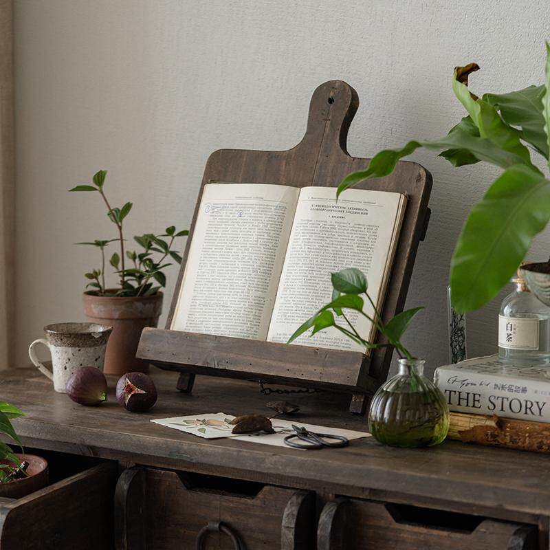 Magazine Holder Rack - رف عرض كتب ومجلات من الخشب