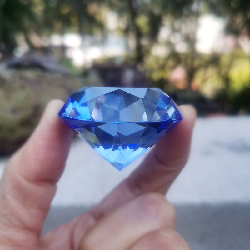 1 قطعة ثقالة الورق الماسية الك - مراجعة Paper Weight Crystal وسعره