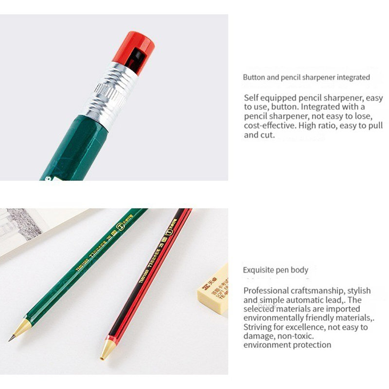 مجموعة أقلام رصاص ميكانيكية 2B - مراجعة Staedtler Pencil Lumocolor وسعره