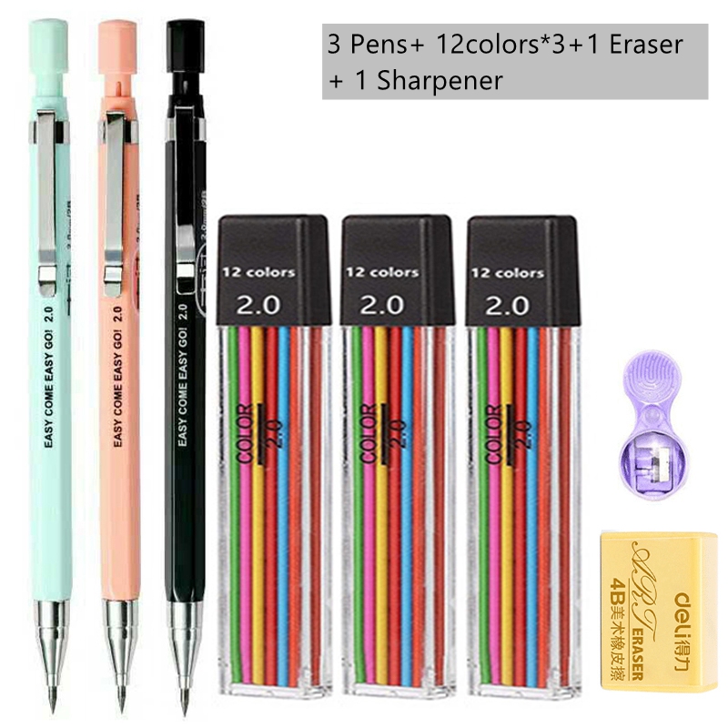 قلم رصاص ميكانيكي 2.0 ملم مع ع - مراجعة Staedtler Pencil Lumocolor وسعره