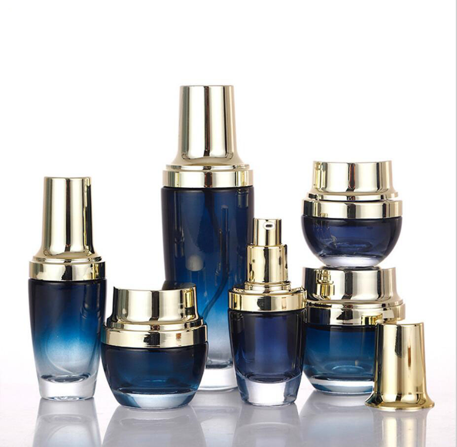 جرة زجاجية زرقاء داكنة 20 جرام - مراجعة Gel Refill Pack وسعره