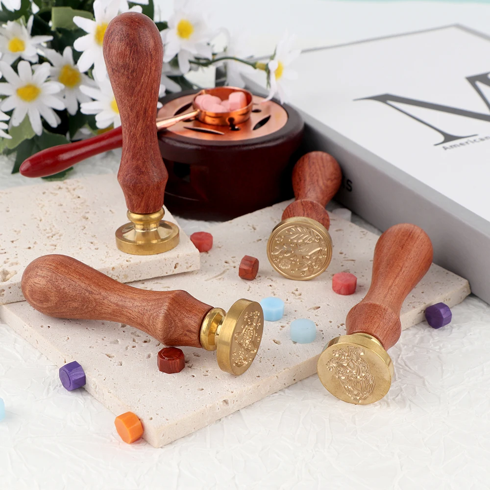مجموعة أختام الشمع، 1 رأس نحاس - مراجعة Wax Seal Stamp Set وسعره